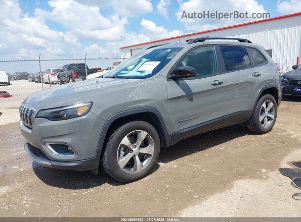 1C4PJMDX2ND556370 2022 JEEP CHEROKEE Серый Передняя левая четверть