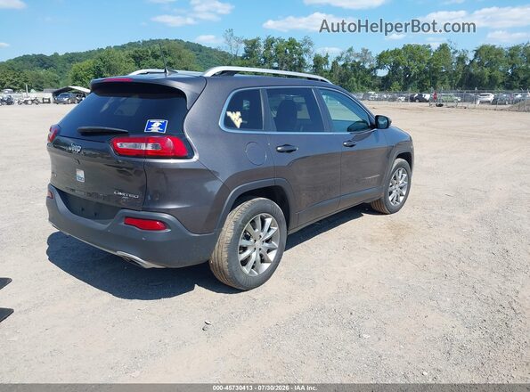 1C4PJMDX3JD568716 2018 JEEP CHEROKEE Gray Задня права чверть