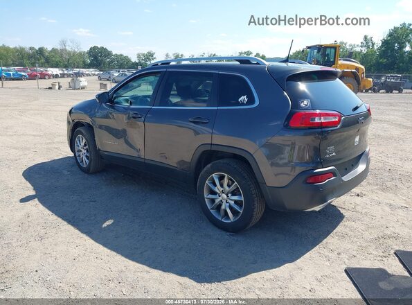 1C4PJMDX3JD568716 2018 JEEP CHEROKEE Gray Задня ліва чверть