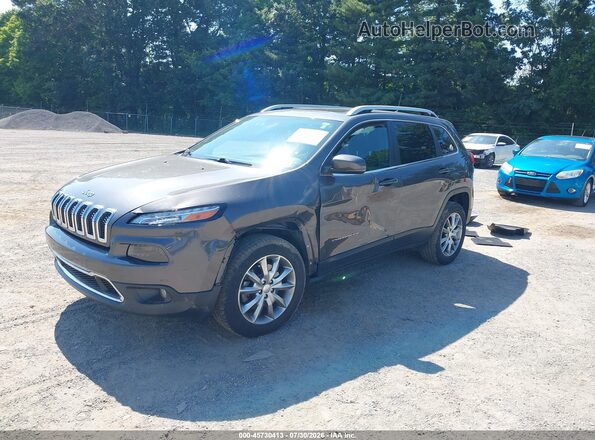 1C4PJMDX3JD568716 2018 JEEP CHEROKEE Gray Передня ліва чверть