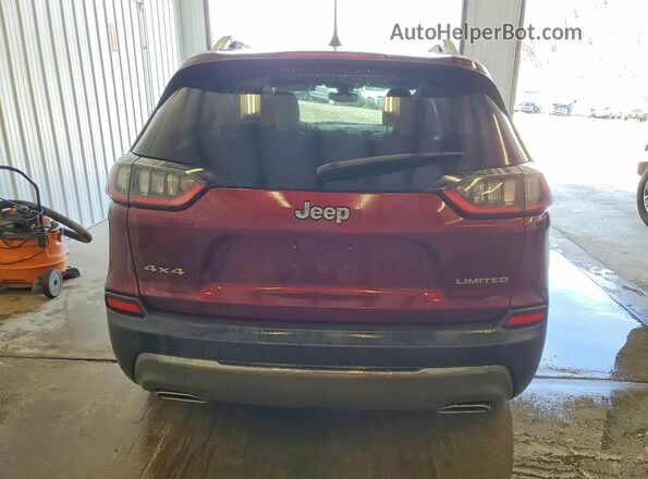 1C4PJMDX3KD227933 2019 JEEP CHEROKEE Красный Вид сзади