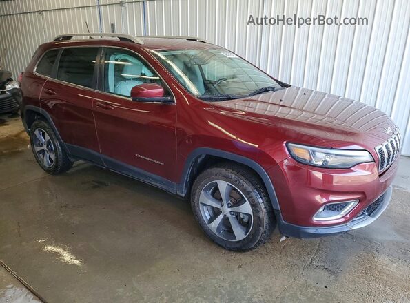 1C4PJMDX3KD227933 2019 JEEP CHEROKEE Красный Передняя правая четверть