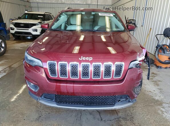 1C4PJMDX3KD227933 2019 JEEP CHEROKEE Красный Вид спереди