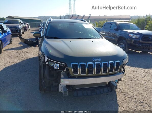 1C4PJMDX3KD268174 2019 JEEP CHEROKEE Green Front view