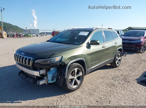 1C4PJMDX3KD268174 2019 JEEP CHEROKEE Green Front left