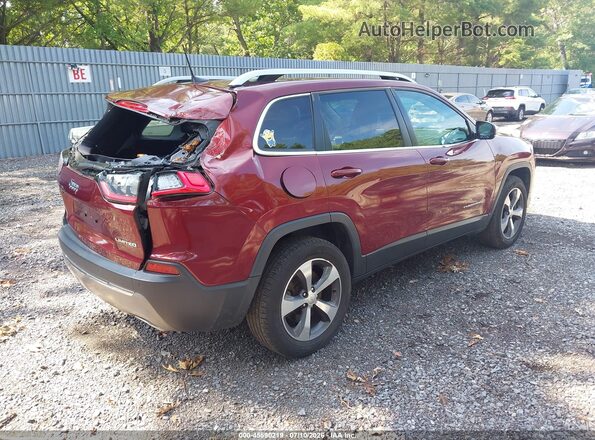 1C4PJMDX3KD423998 2019 JEEP CHEROKEE Maroon Задня права чверть