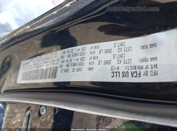 1C4PJMDX3KD451784 2019 JEEP CHEROKEE Black Vista del compartimento del motor