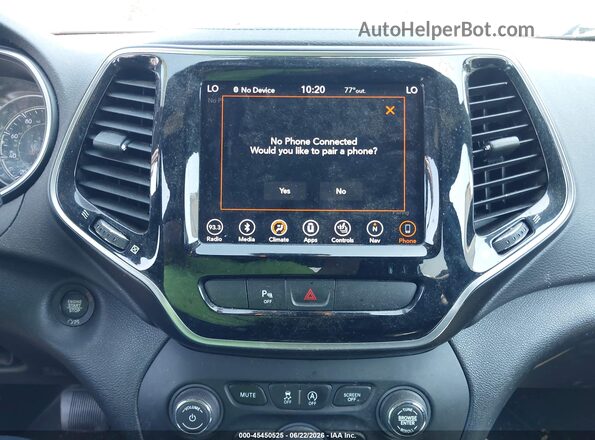 1C4PJMDX3KD451784 2019 JEEP CHEROKEE Black 