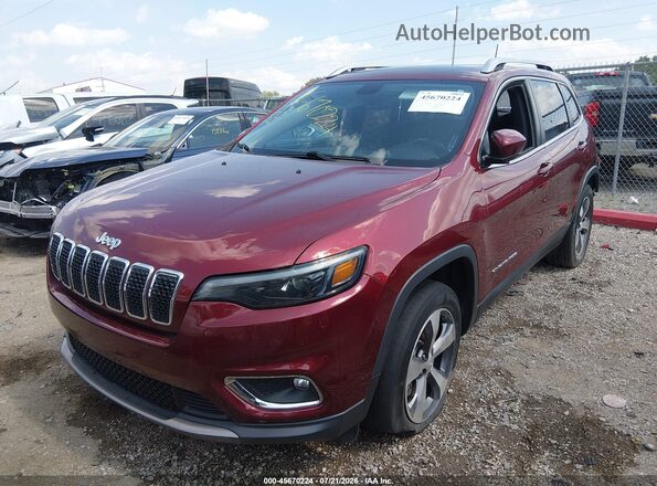 1C4PJMDX3LD656782 2020 JEEP CHEROKEE Красный Передняя левая четверть