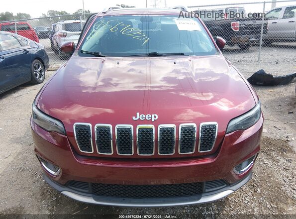 1C4PJMDX3LD656782 2020 JEEP CHEROKEE Красный Вид панели приборов