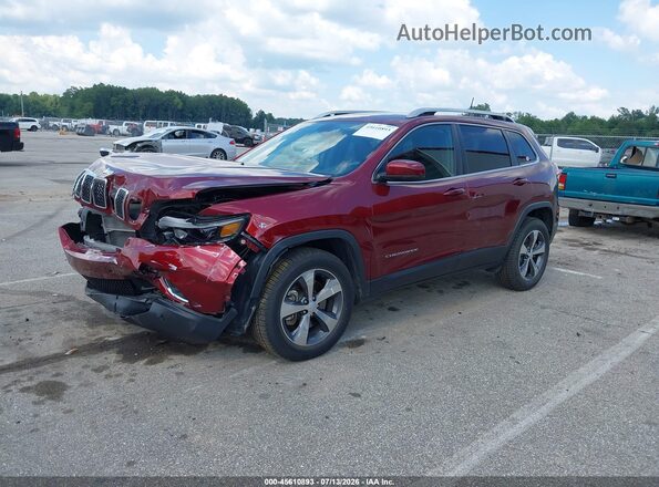 1C4PJMDX4KD267471 2019 JEEP CHEROKEE Red Vista tres cuartos delantera izquierda