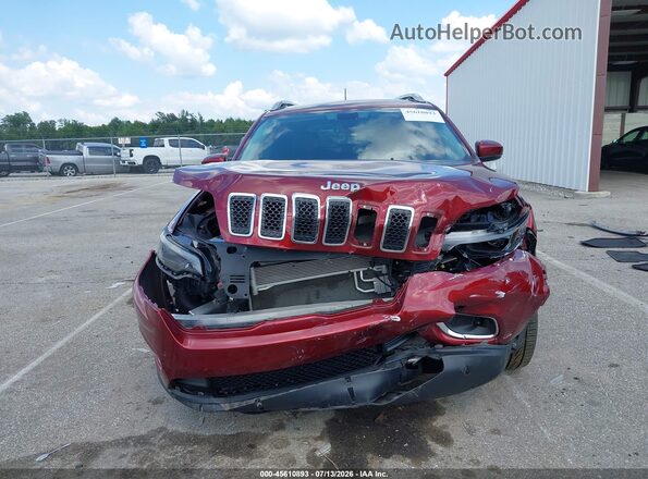1C4PJMDX4KD267471 2019 JEEP CHEROKEE Red Vista interior trasera