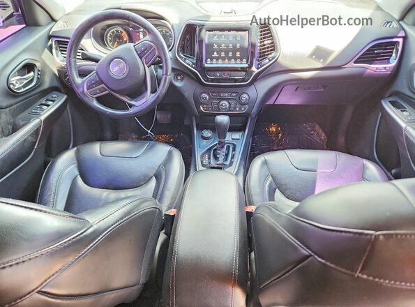 1C4PJMDX4KD304082 2019 JEEP CHEROKEE Black Widok deski rozdzielczej