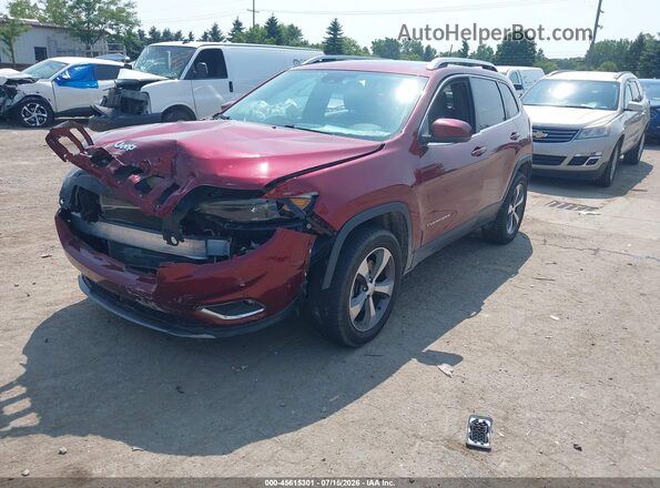 1C4PJMDX5KD102352 2019 JEEP CHEROKEE Red Przód lewy