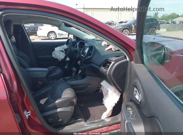 1C4PJMDX5KD102352 2019 JEEP CHEROKEE Red Widok wnętrza z przodu
