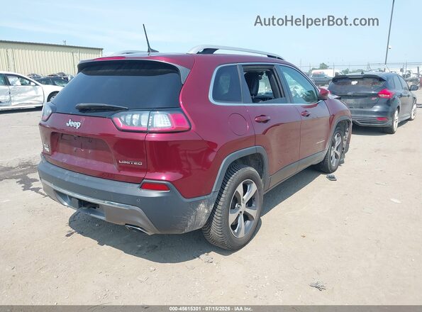1C4PJMDX5KD102352 2019 JEEP CHEROKEE Red Tył prawy