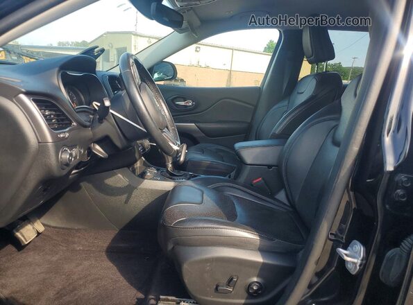 1C4PJMDX5KD104926 2019 JEEP CHEROKEE Black Widok wnętrza z przodu