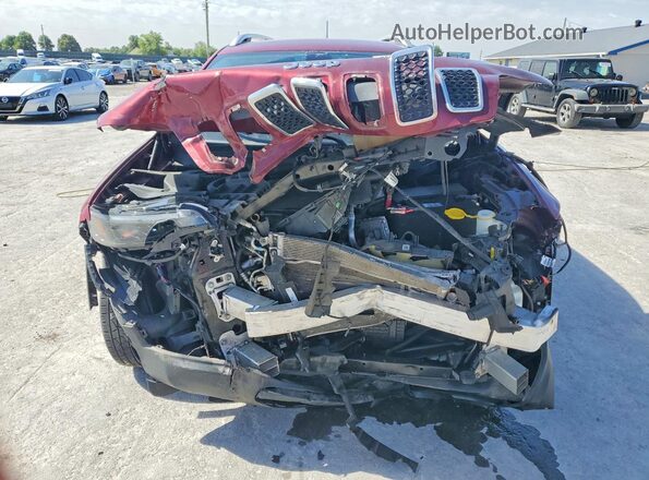 1C4PJMDX5KD218621 2019 JEEP CHEROKEE Maroon წინა ხედი