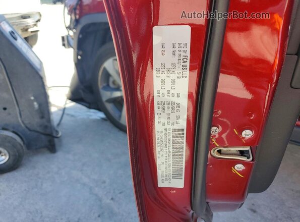 1C4PJMDX5KD218621 2019 JEEP CHEROKEE Maroon სალონის 360-გრადუსიანი ხედი