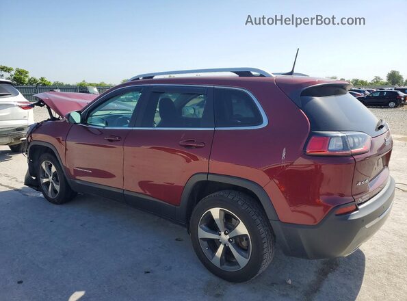 1C4PJMDX5KD218621 2019 JEEP CHEROKEE Maroon უკანა მარცხენა