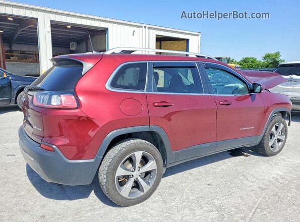 1C4PJMDX5KD218621 2019 JEEP CHEROKEE Maroon უკანა მარჯვენა
