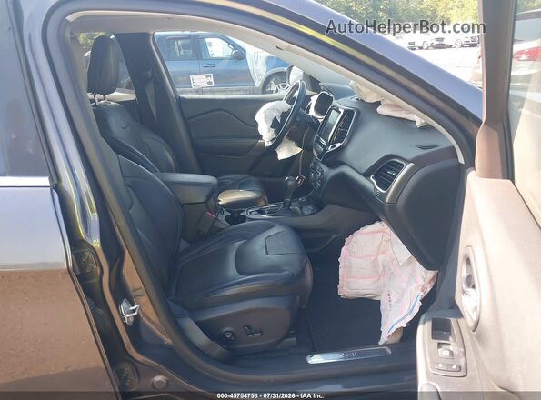 1C4PJMDX5KD276471 2019 JEEP CHEROKEE Серый Вид салона спереди