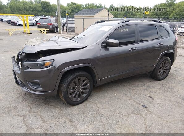 1C4PJMDX5KD335034 2019 JEEP CHEROKEE Gray Vista tres cuartos delantera izquierda