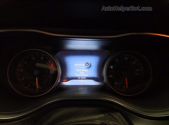 1C4PJMDX5KD414607 2019 JEEP CHEROKEE Gray Вид щитка приладів