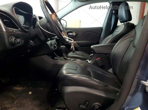 1C4PJMDX5KD427289 2019 JEEP CHEROKEE Blue Widok wnętrza z przodu