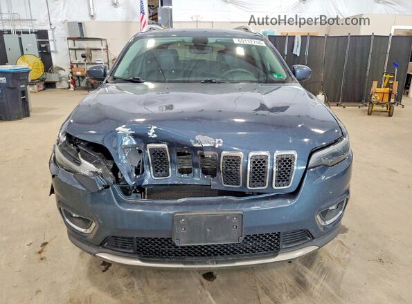 1C4PJMDX5KD427289 2019 JEEP CHEROKEE Blue Widok z przodu