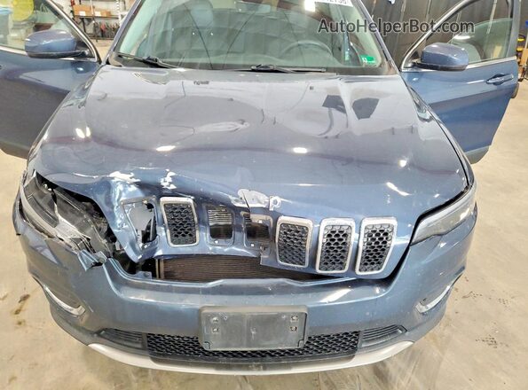 1C4PJMDX5KD427289 2019 JEEP CHEROKEE Blue Widok komory silnika