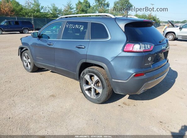 1C4PJMDX5KD461796 2019 JEEP CHEROKEE Синий Задняя левая четверть