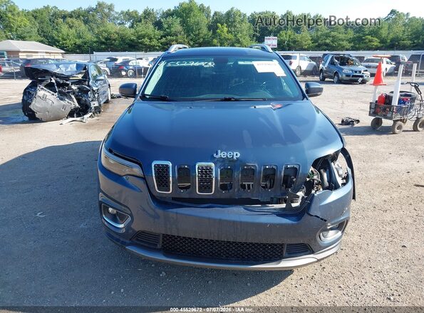 1C4PJMDX5KD461796 2019 JEEP CHEROKEE Синий Вид задней части салона