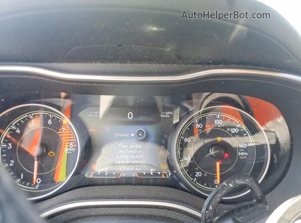 1C4PJMDX5LD651700 2020 JEEP CHEROKEE Gray ხელსაწყოთა პანელის ხედი