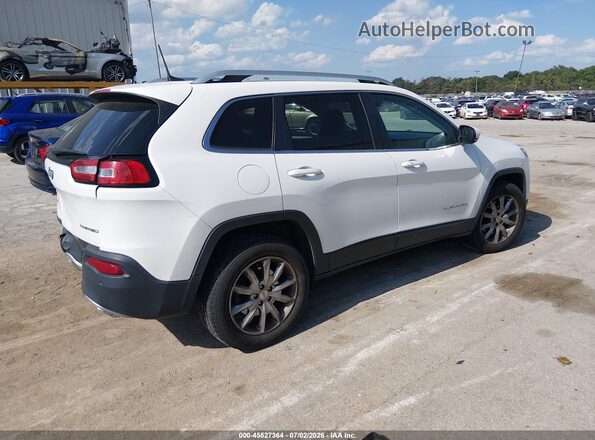 1C4PJMDX6JD548086 2018 JEEP CHEROKEE White Trasero derecho