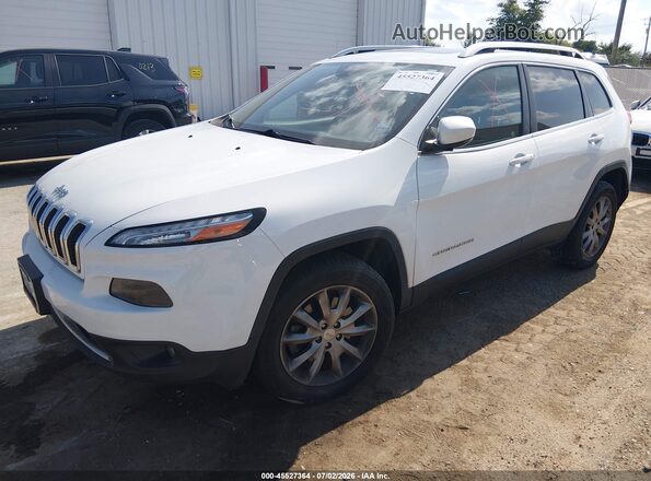 1C4PJMDX6JD548086 2018 JEEP CHEROKEE White Vista tres cuartos delantera izquierda