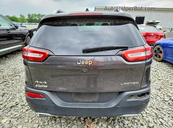 1C4PJMDX6JD568693 2018 JEEP CHEROKEE Серый Вид сзади