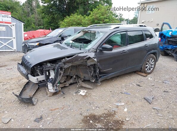 1C4PJMDX6JD576289 2018 JEEP CHEROKEE Gray Передня ліва чверть