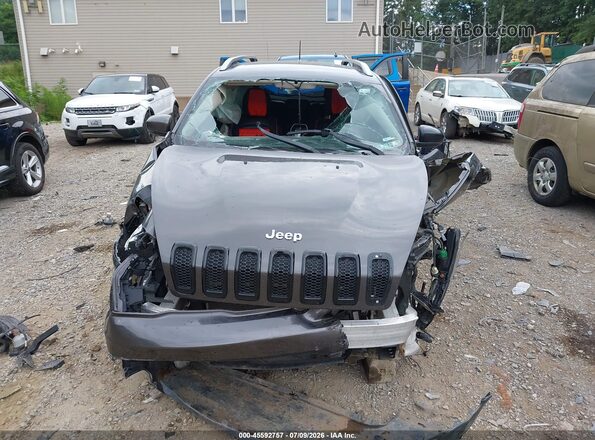 1C4PJMDX6JD576289 2018 JEEP CHEROKEE Gray Вид щитка приладів