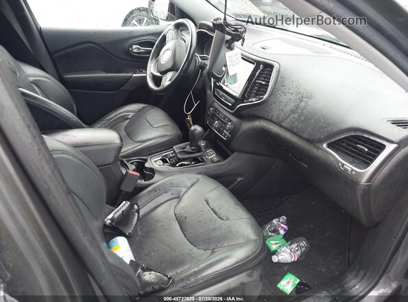 1C4PJMDX6KD118480 2019 JEEP CHEROKEE Gray Widok wnętrza z przodu