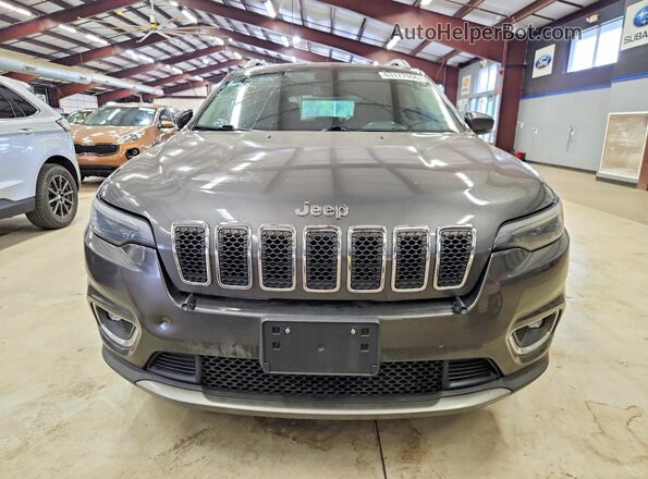1C4PJMDX6KD172846 2019 JEEP CHEROKEE Gray Vista frontal