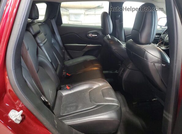 1C4PJMDX6KD331350 2019 JEEP CHEROKEE Темно-бордовый Вид задней части салона