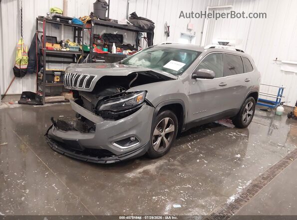 1C4PJMDX6KD492040 2019 JEEP CHEROKEE Gray Առջևի ձախ երեք քառորդ տեսարան