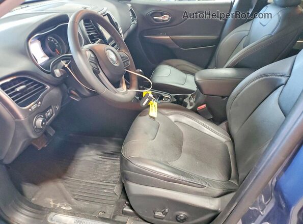 1C4PJMDX6MD228948 2021 JEEP CHEROKEE Синий Вид салона спереди