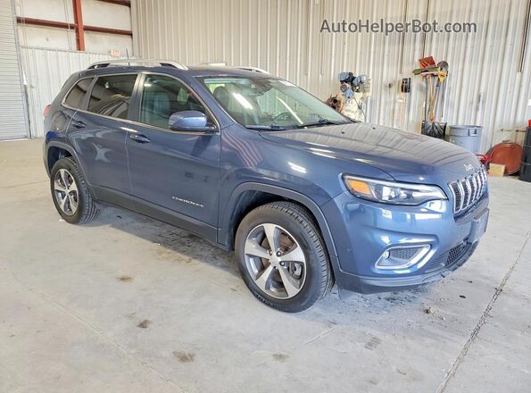 1C4PJMDX6MD228948 2021 JEEP CHEROKEE Синий Передняя правая четверть