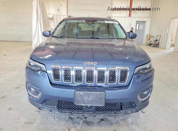 1C4PJMDX6MD228948 2021 JEEP CHEROKEE Синий Вид спереди