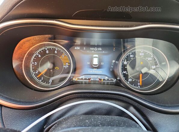 1C4PJMDX7KD317702 2019 JEEP CHEROKEE White Instrument cluster view