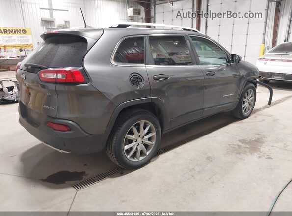 1C4PJMDX8JD607218 2018 JEEP CHEROKEE Серый Задняя правая четверть