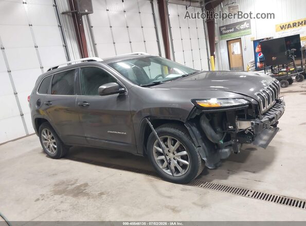 1C4PJMDX8JD607218 2018 JEEP CHEROKEE Серый Вид задней части салона
