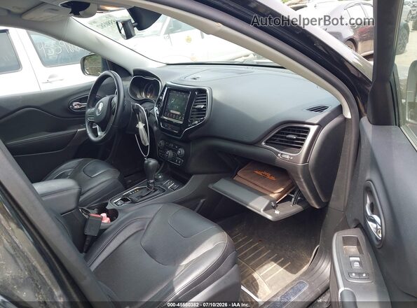 1C4PJMDX8KD238023 2019 JEEP CHEROKEE Black Widok wnętrza z przodu